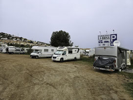 Bild: Stellplatz für Wohnmobile in Peniscola