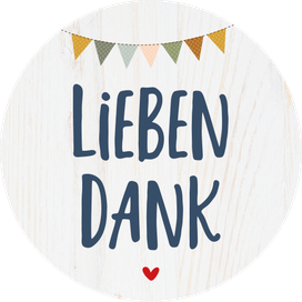 Sticker Geburtskarte Geburtsanzeige