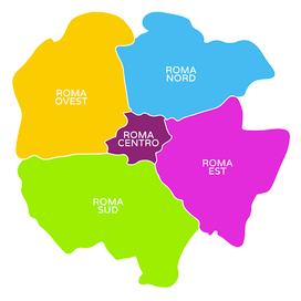 animazione bambini Roma mappa zone