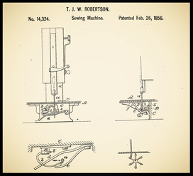 US Patent 14.324......................Feb. 26, 1856 