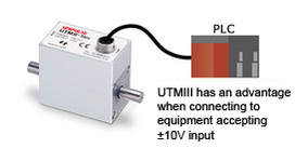 UTMⅢ UTM3 ±10V入力の機器への接続が有利