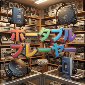 ウォークマン　IPOD　CD　カセットテープ　MD　