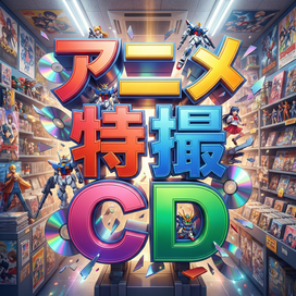 CD、レコード、カセットテープ、アニメ