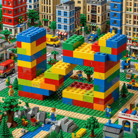 レゴ、LEGO、ブロック、アンパンマン
