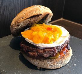 Camembert Mango Burger