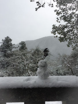 かわいい雪だるま