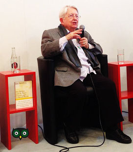 Herausgeberin Helga Grebing auf der Frankfurter Buchmesse