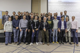 Gruppenfoto der Teilnehmer von der 4. DeafIT Konferenz 2017 in Frankfurt am Main