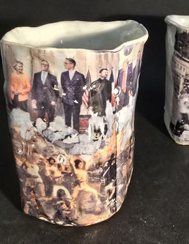 Vase 'Schlacht und Gespräch'