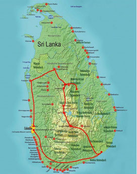 Sri Lanka Rundreise 1-Woche Kleingruppe bis 14 Personen ab Colombo oder mit Flug