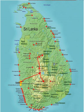 Sri Lanka Kurz-Rundreise Kultur Cocktail 4 Nächte im Kleinbus