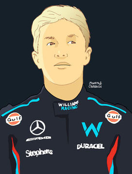 Alexander Albon by Muneta & Cerracín