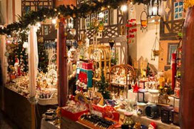 Gezellige Kerstmarkt in Miltenberg in sfeervolle omgeving