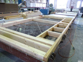 Production of a premium flat pack home