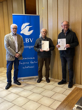 Von links: Klaus Sanzenbacher, Peter Krämer und Hans Schneider; Bild: Ute Sanzenbacher