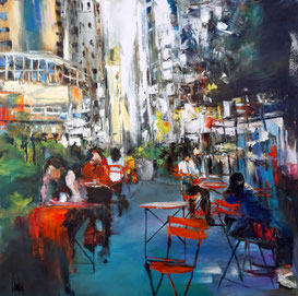 "Manhattan burgers" - 100x100 -vendue