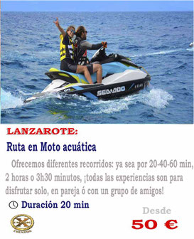 alquiler de motos acuáticas en Lanzarote