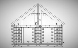 Werkplanung  Ausführungsplanung Bauherr Blockhaus  Architekt Holzhaus 