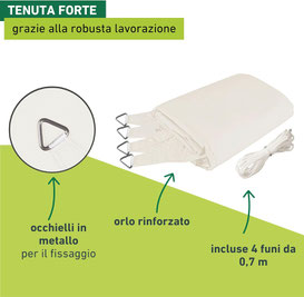 vela #impermeabile #tenda #triangolare #grigia