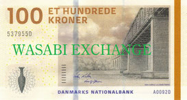 Danish Krone 100bill exchange