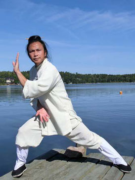 Meister Zhongxian Wu hält den Qigong-Workshop Bagua Xin Jin ab