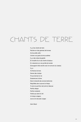 Chants de Terre, poème de Yann Morel pour Paysâmes - Johanne Gicquel artiste auteure nature bretagne 
