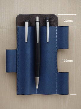 Lim Pen Sleeve Euro Kip / Lake Blue