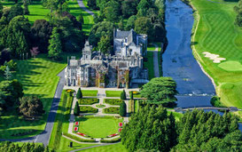 Adare Manor und Garten von oben
