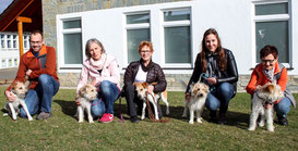 Familienbild mit Papa Esjen, Ajuna, Adonis, Escada, Aramis