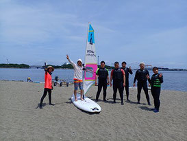 speedwall 神奈川　横浜　海の公園　ウインドサーフィン　SUP　スクール　体験　スピードウォール