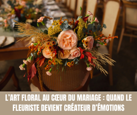 L’art floral au cœur du mariage - Crédit photo : Bruno Mattos