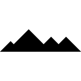 Tangram puzzle 195 : Mountain belt - Visit http://www.tangram-channel.com/ to see the solution to this Tangram