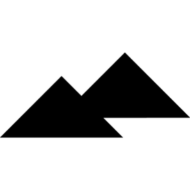 Tangram puzzle 183 : Egyptian pyramids - Visit http://www.tangram-channel.com/ to see the solution to this Tangram