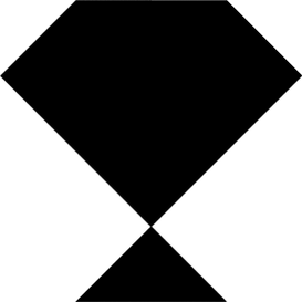 Tangram puzzle 193 : Glass - Visit http://www.tangram-channel.com/ to see the solution to this Tangram