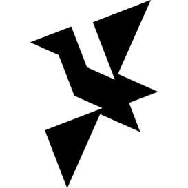 Tangram puzzle 228 : Bird - Visit http://www.tangram-channel.com/ to see the solution to this Tangram