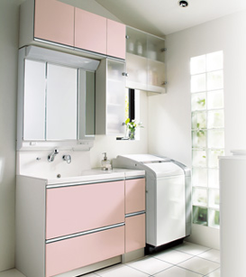 ベットと化粧台 洗面化粧台 - あいじょう株式会社