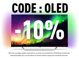 PROMO - 10% de réduction sur les TV OLED !  Jusqu'au 27/06, code : OLED ! Par ici : https://www.ldlc.com/image-son/television/tv-ecran-plat/c4402/p1e48t8o1a1+fv553-11898.html#523d712af1ceb