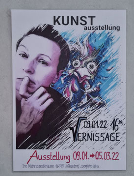 Vernissage am 9.01.2022 der Ausstellung von Kati Plener