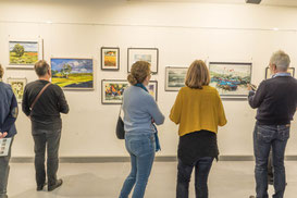 Vernissage am 8.01.2023 der Ausstellung Impressionen von Sigried Heinemann und Heidrun Fischer