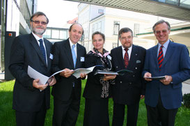 Ivan Rozman, David White, Ada Pellert, Heinrich Kern, Georg Winckler (c) Rohrhofer, NÖN