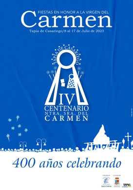 Cartel y programa de las Fiestas del Carmen en Tapia de Casariego