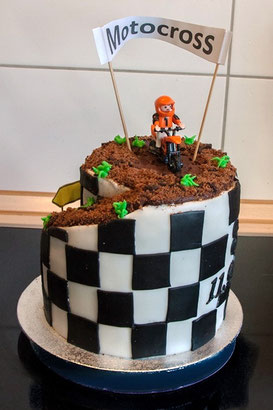 Motivtorte Motocross