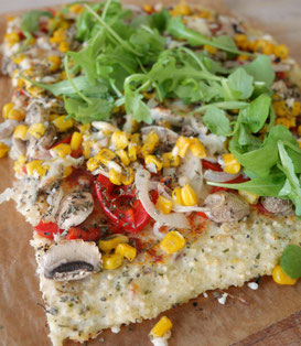 Hirse-Gemüsepizza