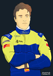 Fernando Alonso by Muneta & Cerracin