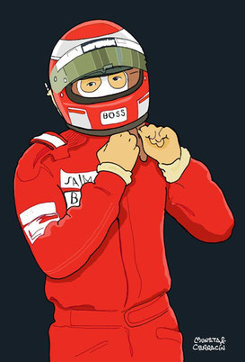 Niki Lauda by Muneta & Cerracín