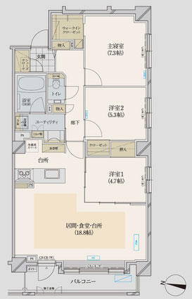 ≫札幌市東区北7条東4-15-44（ラ・クラッセ札幌ステーションプラス