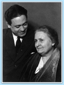 Maria und Mario Montessori (1938) / Quelle: http://www.montessoricentenary.org (bearbeitet)