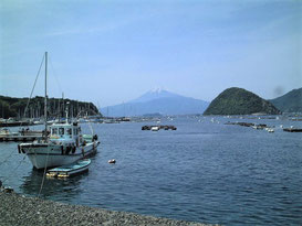 　真正面に富士を観望できる戸田漁港