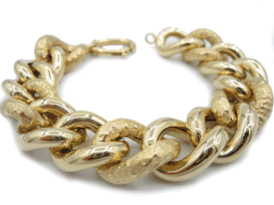 Bracciale  In Oro Giallo 18 kt groumette  