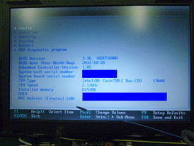 ThinkPadX301　CPU交換結果②